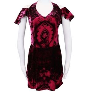 Nanette Lepore Pink and Black Mini Dress